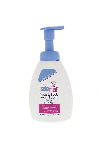 Sebamed غسول الوجه والجسم الرغوي 400 مل منظف لطيف ومرطب لبشرة ناعمة ومغذية يوميًا