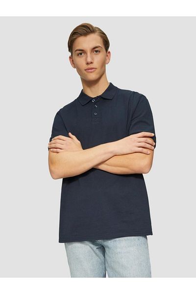 QS by s.Oliver Men's Cotton Polo Shirt, Regular Fit,