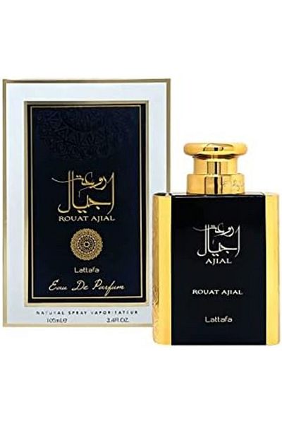 lattafa Perfumes Rouat Ajial Long Lasting Oudh and Musk Fragrances Premium Imported Eau De Perfume f