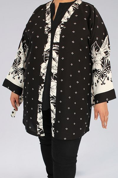 BW TEKSTİL Viscos Fabric Women's Kimono