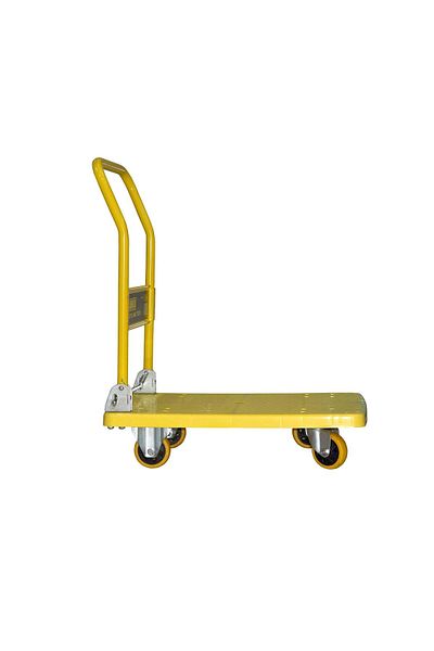 COOYA Push Cart Dolly, Hand Truck Trolley with 330lbs Load Capacity, Swivel Wheels, Peferct for Home