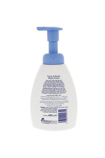 Sebamed غسول الوجه والجسم الرغوي 400 مل منظف لطيف ومرطب لبشرة ناعمة ومغذية يوميًا