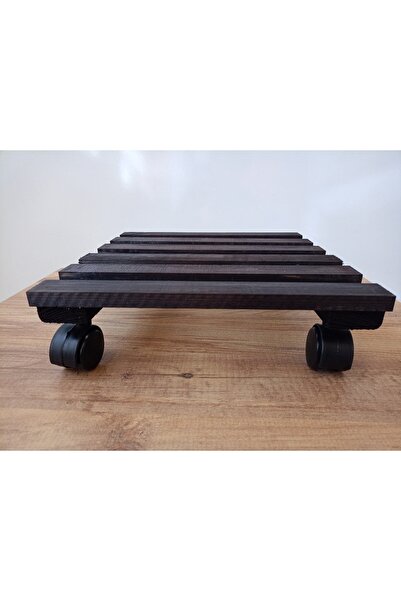 Wooden Factory Tekerlekli Damacana Altlığı Bitki Taşıma Tüp Standı – Dayanıklı ve Hareketli Platform