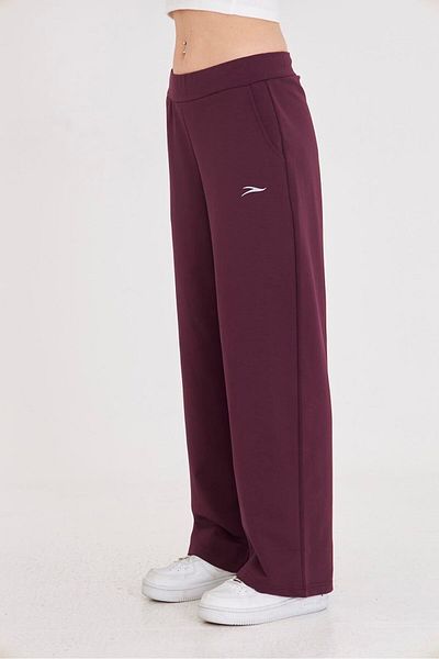 TRENDHİLL Γυναικείο Φαρδύ Βαμβακερό Φούτερ Plum 5609-M