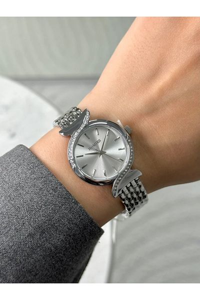 Homies Guaranteed Premium Women's Wristwatch Silver (White Dial) Rshms-215