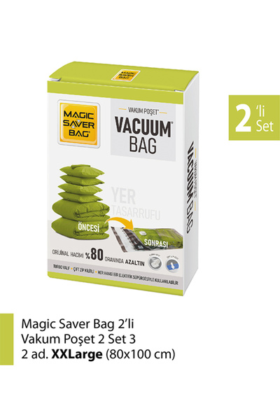 Magic Saver Bag Σετ 2 σακούλες κενού (Xxl)