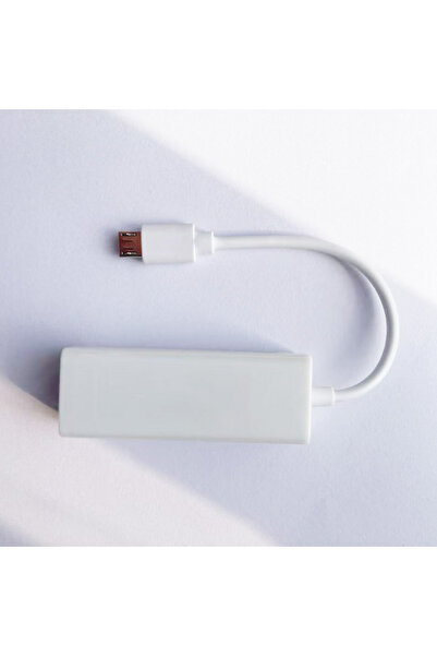 Choice MICRO USB USB to RJ45 Ethernet Cable Splitter Extend Adapter Micro USB2.0 100Mbps Network Card for T