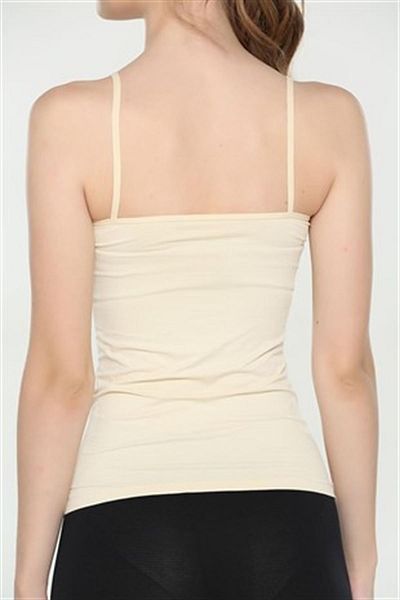 ÇamaşırcımShop Elite Life 847 Large Size Maxi Thin Strap Long Tank Top