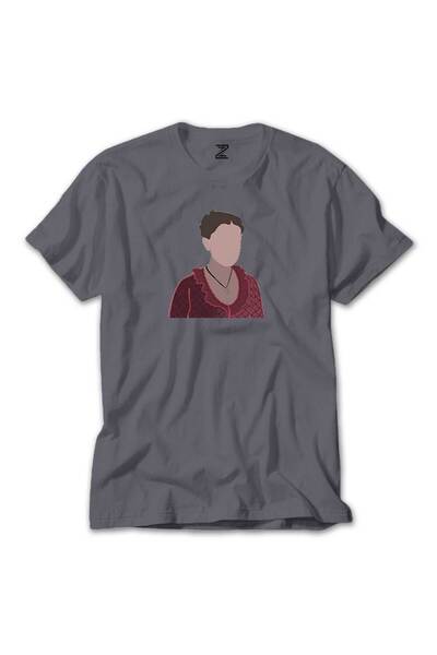 WAKHA Γκρι μπλουζάκι Enola Holmes Silhouette