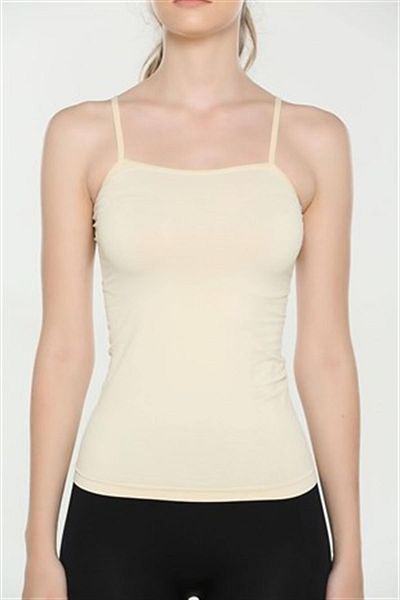ÇamaşırcımShop Elite Life 847 Large Size Maxi Thin Strap Long Tank Top