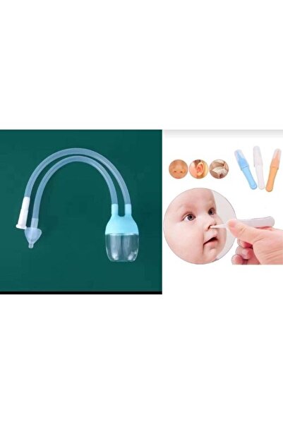 KdrElektronik Bebek Burun Aspiratörü ve Bebek Burun Temizleme Cımbızı Seti İkisi Bir arada
