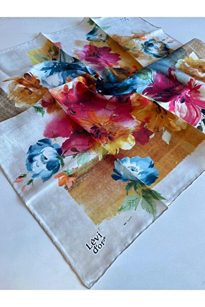 Levidor Μεταξωτό μαντήλι Tivil 39301 Μπεζ Μικτό σχέδιο