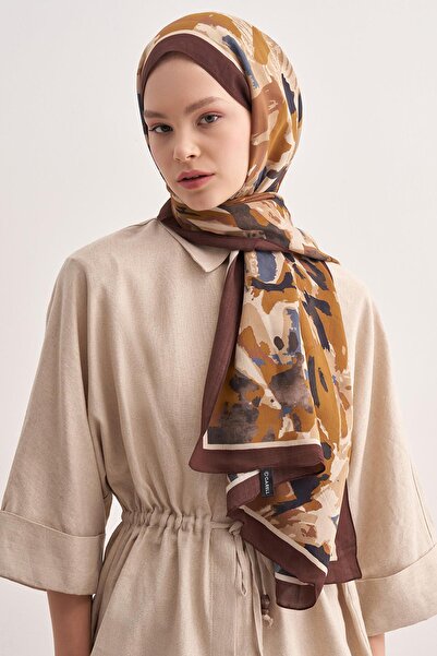 carell Brush Kahve Vela Floş Şal