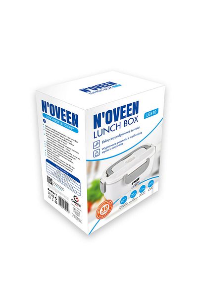 Noveen Cutie electrica pentru incalzirea pranzului Noveen LB310, 1.1 litri, Gri