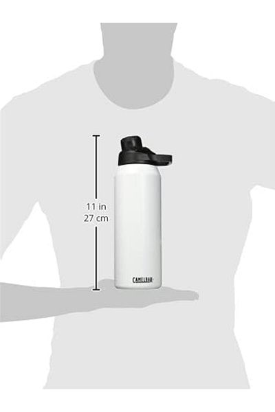 Camelbak Chute Mag Stainless Steel Insulated Water Bottle 1 Liter, White