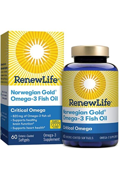 Renew Life كبسولات أوميغا الهلامية، 60 كبسولة هلامية