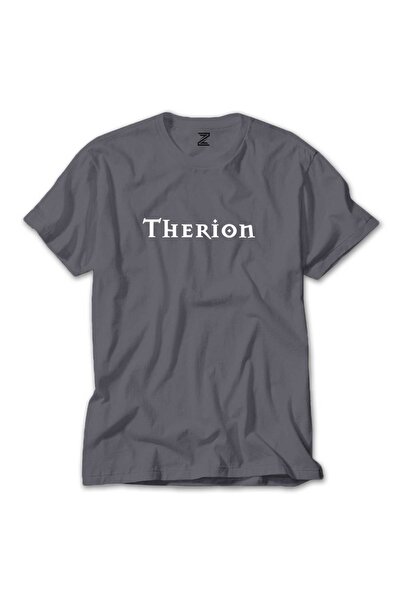 WAKHA Tricou gri Therion Logo