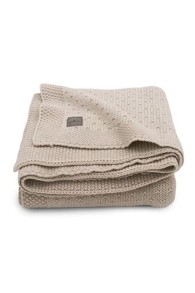 Jollein Jollein Bliss Knit throw, 100x150cm, cream
