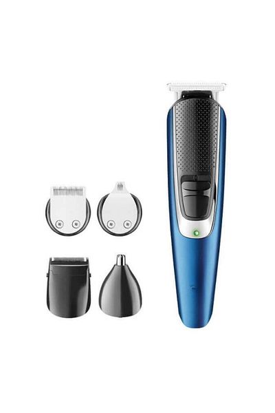 MACVI Aparat de tuns profesional Macvi® VGR Navigator V-172, multifunctional, fara fir, albastru cu negru