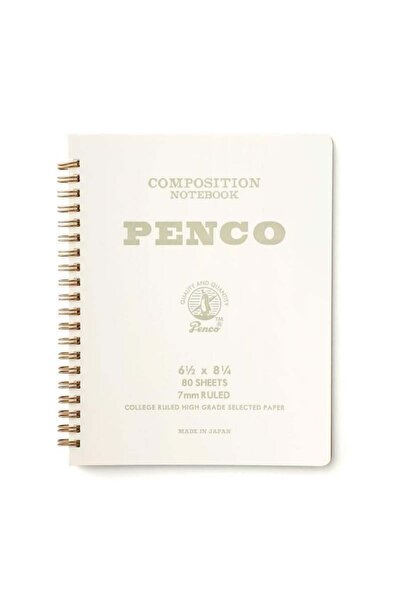 Penco Coil Composition Notebook White A5 Çizgili Telli Defter