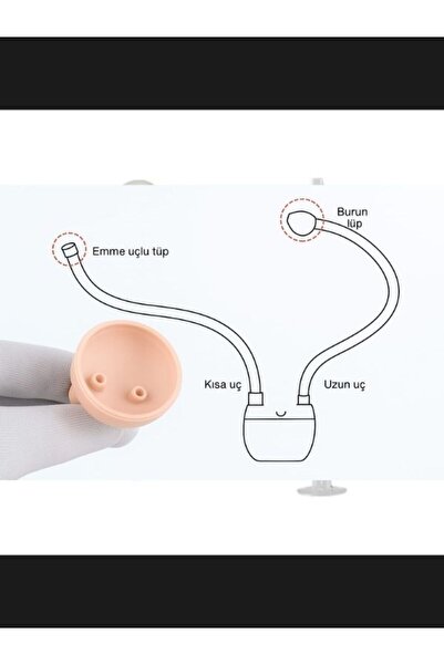 KdrElektronik Bebek Burun Aspiratörü ve Bebek Burun Temizleme Cımbızı Seti İkisi Bir arada