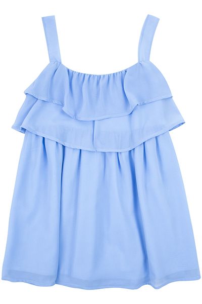 Mavipink Girl's Summer Strap Sleeveless Chiffon Dress