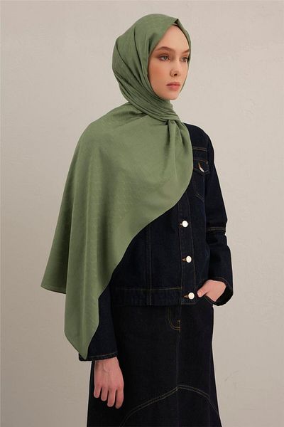 Armine Link Pattern Bamboo Cotton Shawl 48