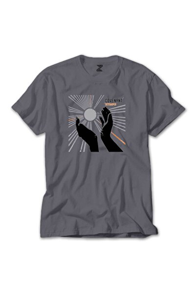 WAKHA Tricou gri Covenant Skyshaper