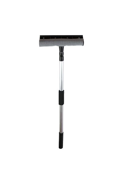 MACVI Perie pentru Spalat Geamuri cu Manere Extensibile Macvi® Telescopice din Aluminiu, 120 cm, 2 in 1