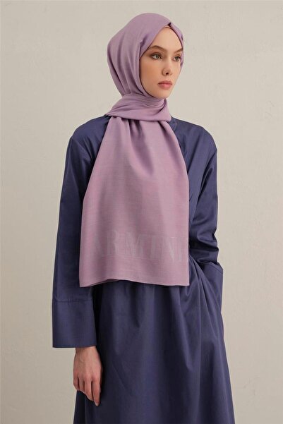 Armine Logo Drop Cotton Silk Shawl 42