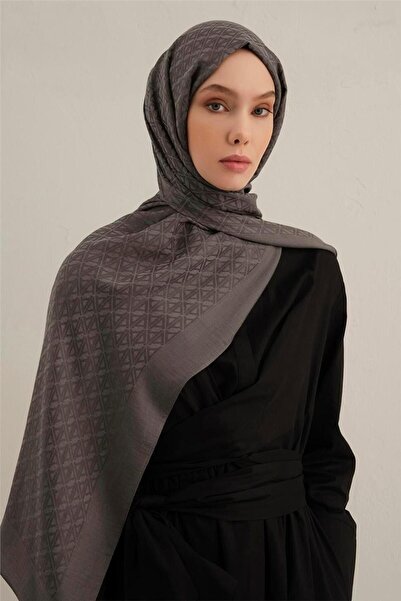 Armine Lyocell Naia Üçgen Monogram Şal 5 18