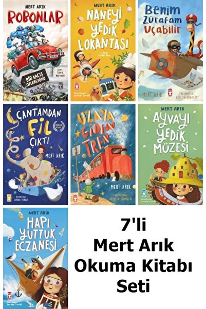 Timaş Çocuk Mert Arık 7'li Set - Ayvayı Yedik, Naneyi Yedik, Hapı Yuttuk, Ben...