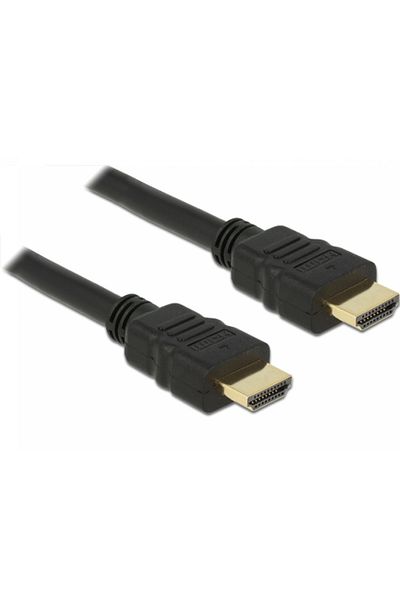 BOEM Cablu HDMI mascul-mascul 4K Ethernet placat cu aur, 3 metri, negru