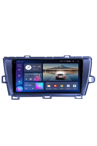 navi-it Dedicated Navigation Toyota Prius 2009-2015 Black, 4gb Ram 64gb Rom, Quad Core, Display 9" Qled 1k