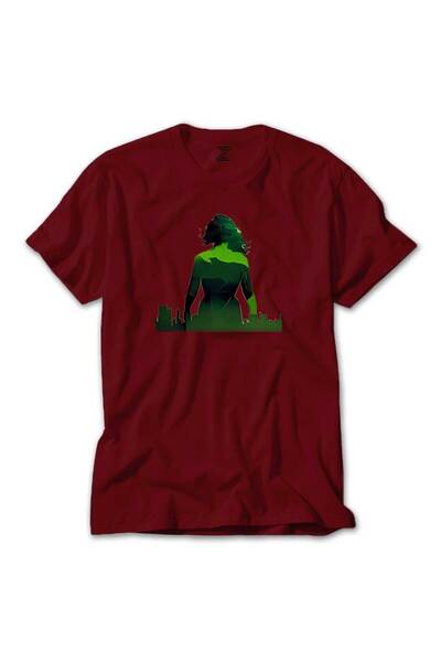 CrowsGate Tricou She Hulk City Color, culoare roșie, mărimea L