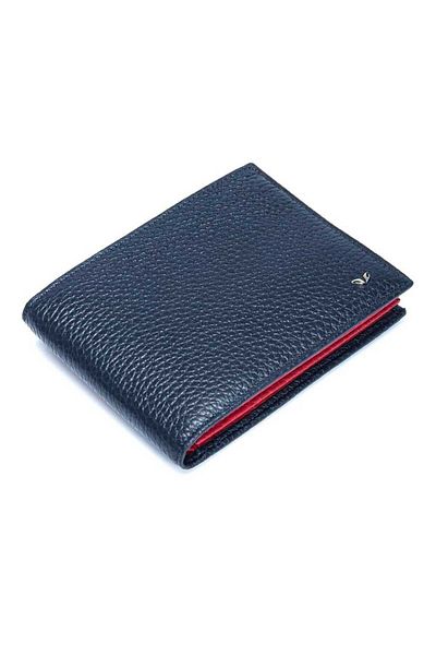 Tergan Navy Blue Genuine Leather Men's Wallet - S1Ce00001468-N74