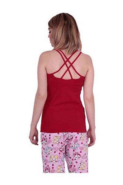 ÇamaşırcımShop Lycra Combed Back Strap Undershirt Kota 6311
