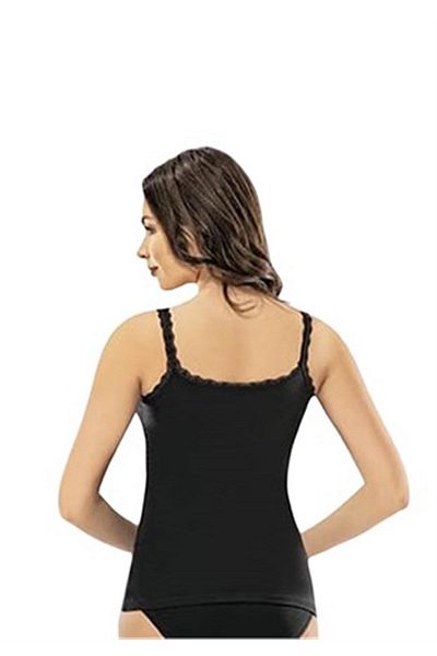 ÇamaşırcımShop Lycra Combed Cotton Lace Strap Athlete Kota 6307
