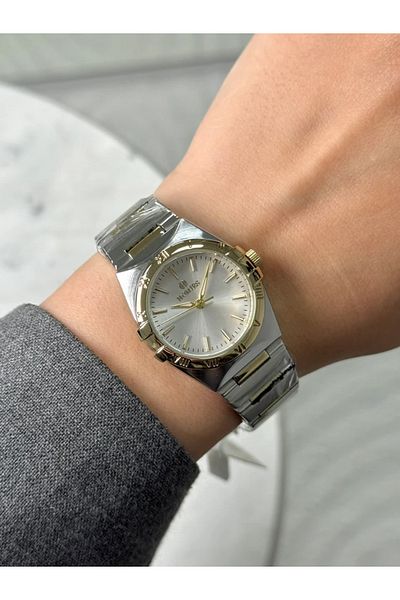 Homies Guaranteed Premium Women's Wristwatch Silver (White Dial Gold Case) Rshms-204