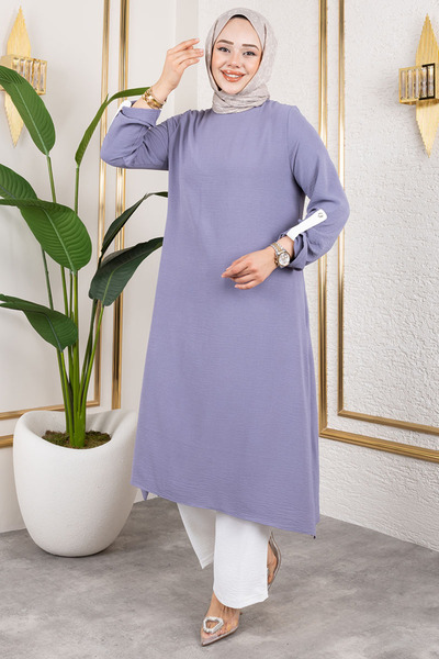 modapinhan Folded Sleeves Aerobin Suit Gray