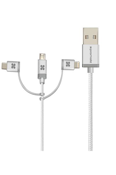Promate Multifunctional USB Charging Cable UniLink-Trio