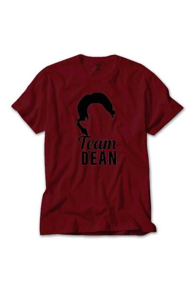 Megstill Tricou colorat Glimore Girls Team Dean, culoare roșie, mărimea S