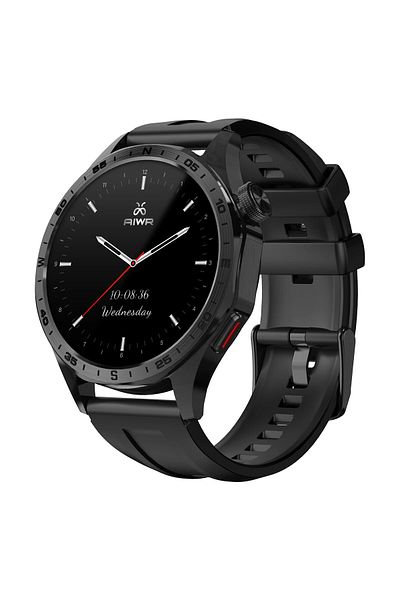 AIWR Peps 1R Smart Watch, 1.43” HD AMOLED GPS Bluetooth Calling AI ChatGPT 5ATM
