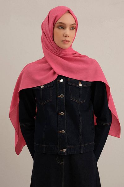 Armine Link Pattern Bamboo Cotton Shawl 37