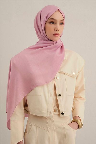 Armine Logo Bordered Cotton Silk Shawl 37