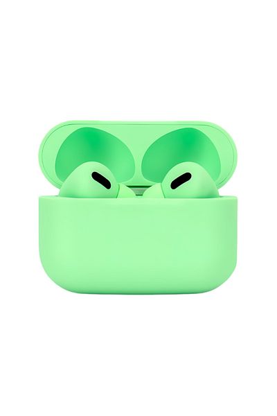 MACVI Casti Bluetooth Macvi® PRO, TWS, iOS și Android, BT 5.0, Sunet HiFi, Carcasă wireless, Touch, Verde