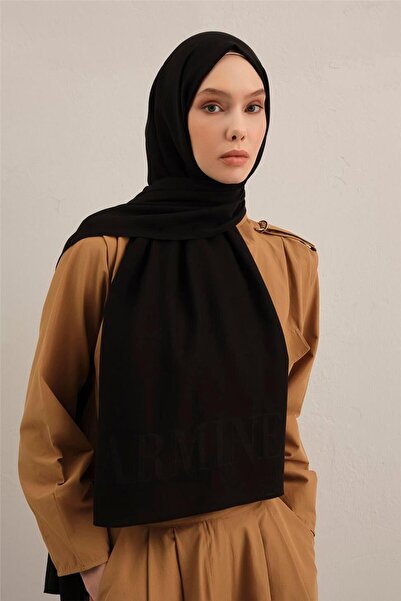 Armine Logo Drop Cotton Silk Shawl 01