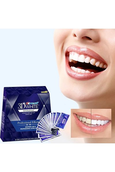 CREST CREST 3D WhiteStrips Professional Effects Whitening Strips 40 strips/ 20 treatments