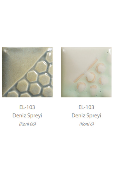 Genel Markalar Artistik Sır Sea Spray EL103 Mayco