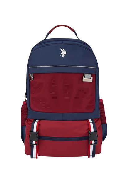 U.S. Polo Assn. U.S. Polo Assn. 25077-25078-25079 Backpack School Bag Travel Camping Bag Red
